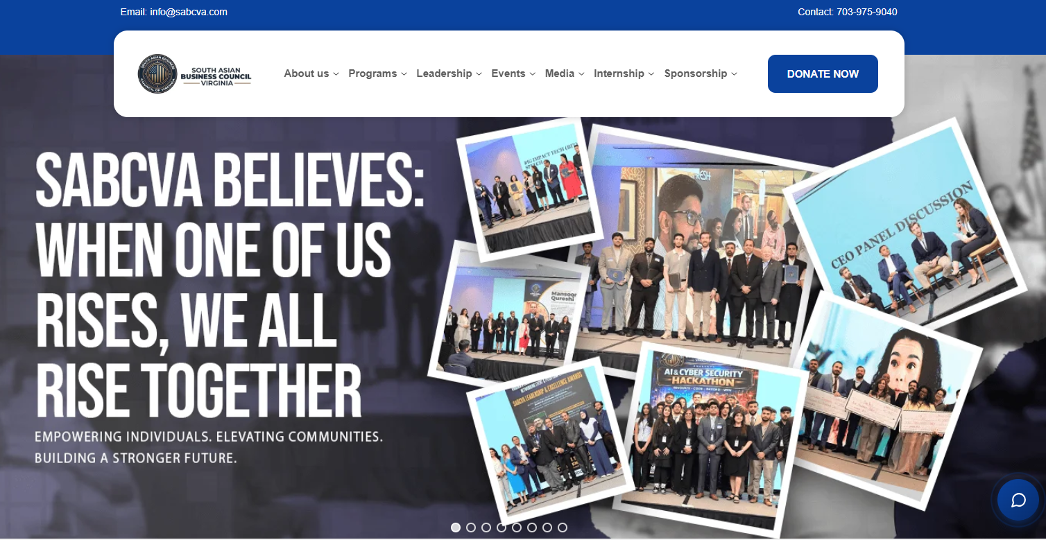 SABCVA website preview