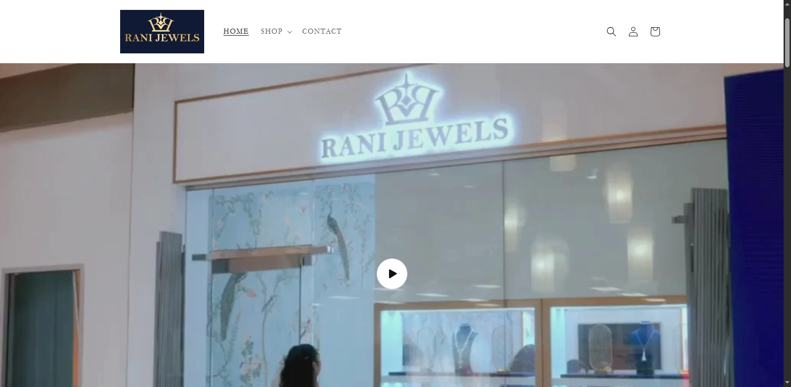 Rani Jewels website preview